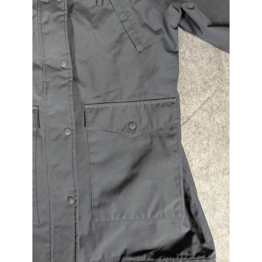 Patagonia Kids Insulated Waterproof Parka Jacket Gray Hooded Winter Warm‎